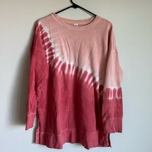 Pink Tie Dye Old Navy Sweatshirt